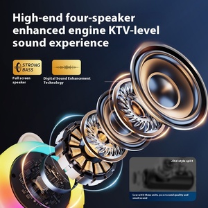 Xách Tay RGB LED Ngoài Trời Karaoke Loa <span class=keywords><strong>Mini</strong></span> Điện Thoại Di Động KTV Cho Trẻ Em Nhà Hát Âm Thanh Bầu Không Khí Không Dây Pin Cross-Biên Giới - Product Image 2