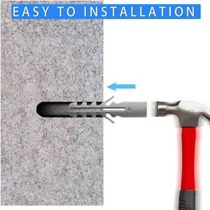 Tapón de pared de expansión de plástico Elehk, ancla de nailon, placas de yeso, tapones Rawl, pared de nailon, tornillo de plástico, ancla 5x25 6x30 8x40 - Product Image 3