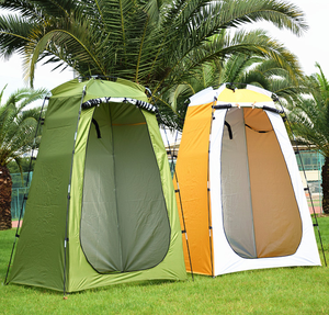 PROELIFE Tente de toilette mobile portable pour 1 personne, extérieur, 120x120x190cm, imperméable, 1000-1500mm, en fibre de verre, pop-up, pour se baigner et se changer - Product Image 4