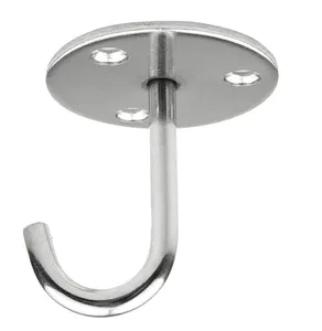 Heavy Duty Stainless Steel Ceiling Top Mount Planter Swing Yoga Hammock Fan Hanger Hook