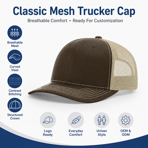 Gorra Trucker de Malla Personalizada con Logotipo OEM, Unisex, al por Mayor, Transpirable y Ajustable - Product Image 2