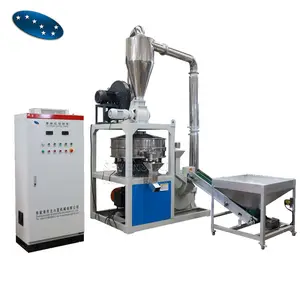 waste Plastic scraps recycling grinding machine waste plastic pellet pulverizer milling machine