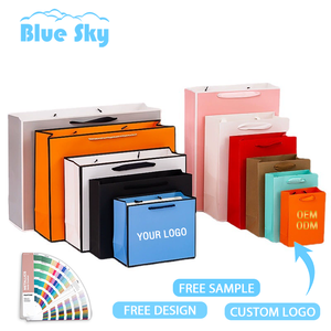 Sacs en papier fantaisie personnalisés en gros pour bougies, avec logo, sacs d'emballage en papier d'art pour magasins de bougies, sacs de courses avec votre logo - Product Image 5