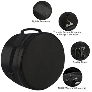 Échantillon gratuit Nouveau design Ensemble de sacs de batterie rembourrés pour batteries standard Sacs d'instruments ronds Étuis de batterie Protechtor Transport Longue durée - Product Image 3