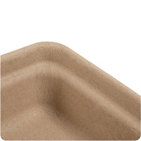 Bac à litière pour chat en pulpe de papier jetable, grand format, rectangulaire, sans plastique, compostable, anti-fuite, bac à sable pour chat de voyage