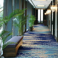 Rouleau de moquette Axminster 4m de largeur, couleur personnalisée, tissé, pour hôtel, salle de bal, salle de banquet, salle de conférence
