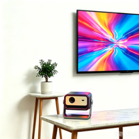 Projecteur de cinéma maison intelligent 1080P Full HD 500 ANSI WiFi6 Bluetooth avec alignement automatique de l'écran, évitement d'obstacles et prise en charge 4K