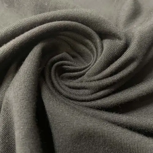 Tela de sarga de LICRA para ropa de camisa, tela de algodón ecológico, estilo francés
