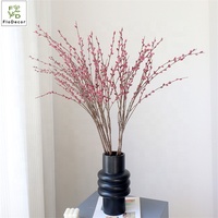 Neues Design Langer silberner Weiden zweig Salix Argyracea Vase Sping Flower Planting Arrangement Home Hochzeits dekoration