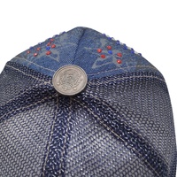 Chapeaux Pop femmes hommes strass Denim casquette de Baseball personnalisé casquette de camionneur