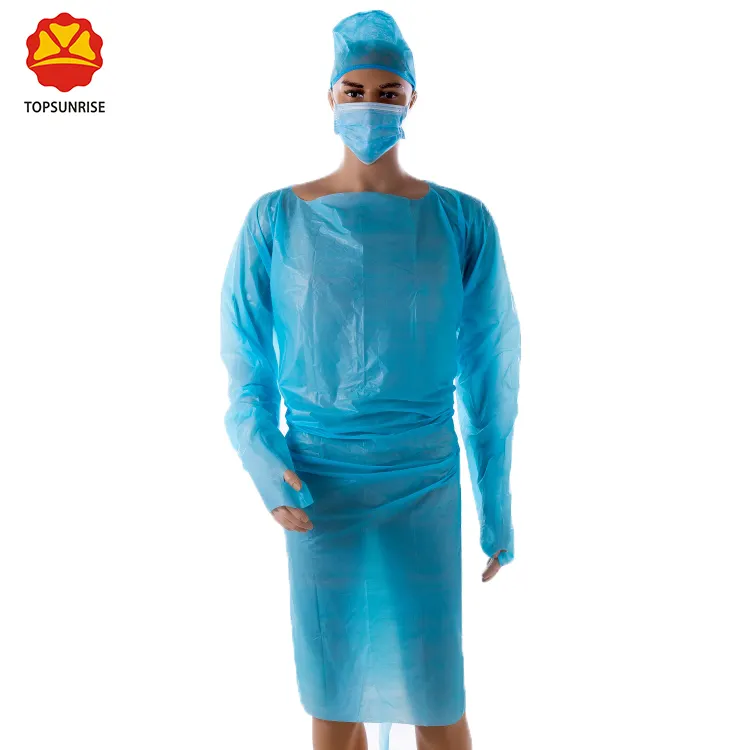 Disposable surgical gown isolation garment for operating coat insulating clothing