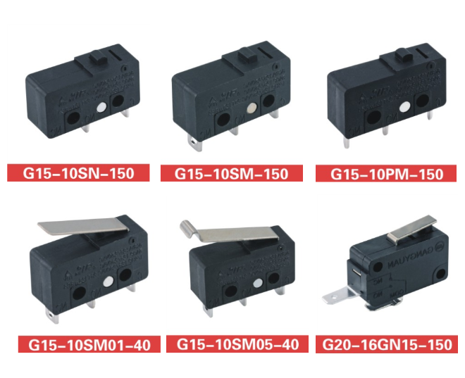 Bulk Price SPST Limit Micro Switch 2Pin 10A 125/250V AC Right angel Micro Switch with Short Lever