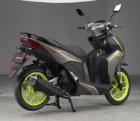 Scooter à essence haute performance 125cc 4 temps refroidi par air EEC Euro5 EFI avec démarrage sans clé, frein à disque avant et frein à tambour arrière, réservoir de carburant 8L pour adultes