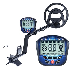 Detector de Metales Profesional con Bobina de Búsqueda de 30 cm, Multifrecuencia, Plástico Negro, Uso para Adultos - Product Image 1