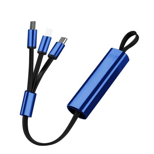 تصميم جديد 3 في 1 ميكرو من النوع c للكابل المحمول القابل للسحب للشحن السريع لكابل شاحن هواوي - Product Image 4