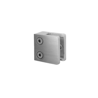 Pince à verre carrée plate professionnelle en acier inoxydable duplex SS2205, résistante à la rouille, pour panneaux de verre de 8 à 12 mm, pour garde-corps de balcon