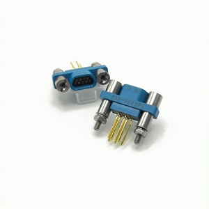 MIL-DTL-83513 micro-d vỏ nhựa J30-9ZKN cắm In-Line Bảng in J30 Series 9-pin hình chữ nhật kết nối - Product Image 1