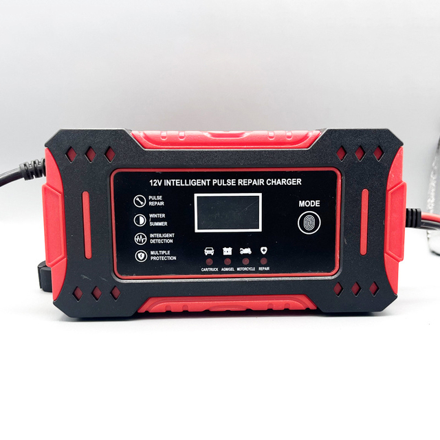 12V Battery Charger 12V 6A Automatic Smart 12 Volt Motorcycle Car Battery Charger