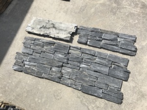 Tính năng tự nhiên đen <span class=keywords><strong>Slate</strong></span> <span class=keywords><strong>ledgestone</strong></span> Veneer tường tấm ốp Bảng điều khiển - Product Image 6