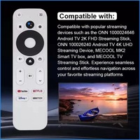 Télécommande vocale de remplacement compatible avec les décodeurs TV MECOOL KM7 KM2 PLUS ONN