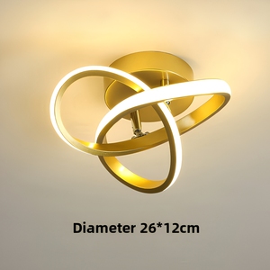 Plafonnier LED Nordique Créatif à Montage en Surface pour Intérieur, Entrée, Porche, Vestiaire, Escalier, Chambre, Décoration d'Intérieur, Luminaire - Product Image 2