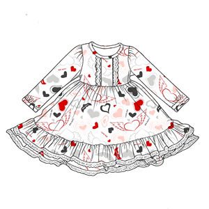 New Arrival Latest Design Baby Girl <strong>Dress</strong> Spring Fall Kids <strong>Dresses</strong> Casual Princess <strong>Dresses</strong> Baby Girl Clothing - Product Image 3