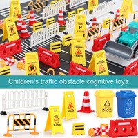 LASIVE TOYS Miniature Circulation Routière Parking Simulation Props Enfants Éducatifs Cognitifs DIY Circulation Accessoires