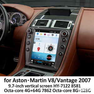 Autoradio Android vertical personnalisé 9,7 pouces <span class=keywords><strong>Aston</strong></span> <span class=keywords><strong>Martin</strong></span> V8 Vantage 2007 avec GPS, CarPlay, DSP, montage sur tableau de bord, garantie 1 an - Product Image 3