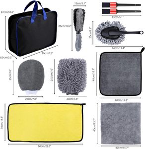 Kit de Lavado de Autos Profesional, Kit de Limpieza de Autos con Bolsa y Set de Detallado de Autos, Incluye Guantes para Lavar Autos - Product Image 1