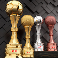 Trophée de basketball et de football en résine extra large - Trophée de championnat gravé sur mesure pour la compétition et les événements
