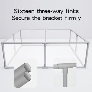 Parc pour bébé moderne avec barrière de sécurité, grand carré, portable, en tissu maillé, pour chambre à coucher et salon - Product Image 4