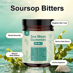 Gummies Premium 16-en-1 Complexes de Mousse de Mer Irlandaise Saveur Pomme, Complément Alimentaire, 30 Pièces, Matières Premières Végétales Naturelles, Adulte - Product Image 2