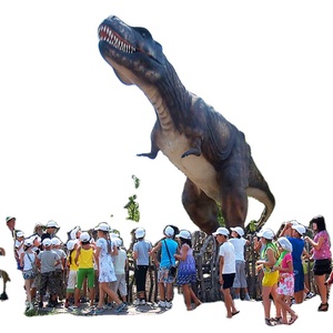 Statue de dinosaure géante animatronique grandeur nature et mobile pour parcs d'aventure, parcs intérieurs/extérieurs, centres commerciaux et aires de jeux - Product Image 1