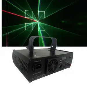 Câu lạc bộ đêm hiệu ứng đặc biệt LED Đèn sân khấu hoạt hình DJ Disco Club laser 1500mW RGB đầy đủ màu sắc hoạt hình lazer đèn laser