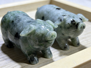 YUANZHOU 深层定制天然玉石动物摆件 |   中国手工雕刻的十二生肖玉器艺术品 - Product Image 6