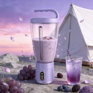 Licuadora Portátil USB de 150W, 1000ml, Inalámbrica, Libre de BPA, Bajo Ruido, a Prueba de Fugas, Modo Turbo, para Hogar y Auto - Product Image 4