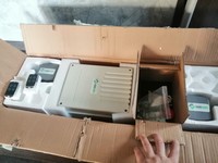 Pembuka Gerbang Otomatis Tenaga Surya PK300DC Hemat Energi Motor Gerbang Satu Daun dengan Remote Control untuk Kebun dan Pertanian