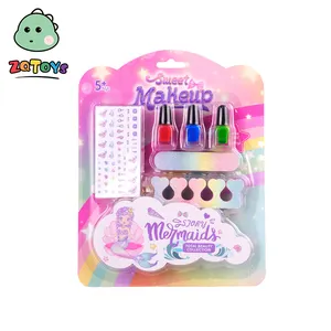 Zhiqu Speelgoed Nieuwste Kinderen Wasbaar Make-Up Speelgoed Spel Doen Alsof Spelen Echte Make-Up Kit Full Set Meisje Make-Up Voor Kind