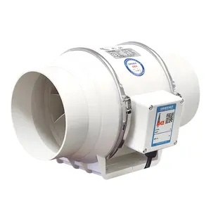 Isıtma soğutma güçlendirici için egzoz fanı inline hava kanalı fan banyo/hastane havalandırma egzoz fanı