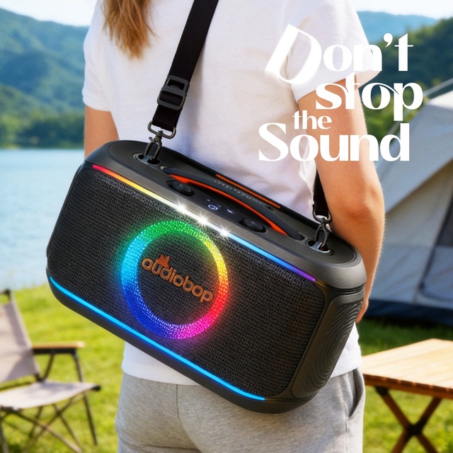 Eady to Ship Elite Edition 150w High Power Party Speaker With Dual UHF Mic BT 5.0 TWS Link for Outdoor Picnic Hiking