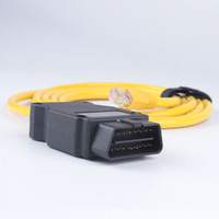 Herramienta de diagnóstico OBD para coche, cepillo Compatible, cable de programación de lujo oculto, Cable Ethernet OBD 2 A RJ45 para conector BMW Enet OBD