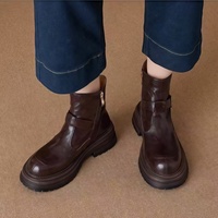 Bottines Chelsea à plateforme vintage pour femmes