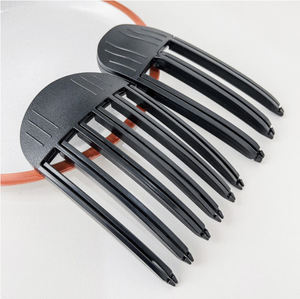 Grandes pinces à griffes plates pour femmes <span class=keywords><strong>Barrettes</strong></span> à glissière latérale française pour <span class=keywords><strong>cheveux</strong></span> <span class=keywords><strong>fins</strong></span> Rectangle accessoires de <span class=keywords><strong>cheveux</strong></span> d'alligator - Product Image 1