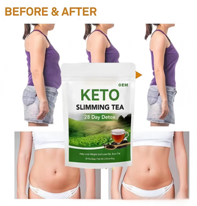 Té Adelgazante Keto OEM con Hoja de Loto, Té Verde y Espino Blanco, Detox de 28 Días para Quemar Grasa, Aumentar el Metabolismo, Sin OMG - Product Image 4