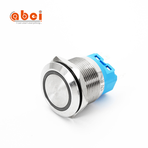 Kim loại thép không gỉ RGB momentary <span class=keywords><strong>LED</strong></span> chiếu sáng điện IP65 không thấm nước chốt 22mm <span class=keywords><strong>push</strong></span> <span class=keywords><strong>button</strong></span> chuyển - Product Image 1