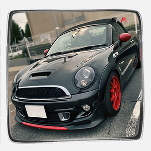 Alerón delantero ligero MINI tipo GM de fibra de carbono para parachoques R56 R57 R58 Mini Cooper S, mejora aerodinámica. - Product Image 1