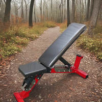 Banc de musculation réglable de style Rogue, robuste, pour usage commercial, inclinable, plat et déclinable, pour la maison et les clubs de fitness