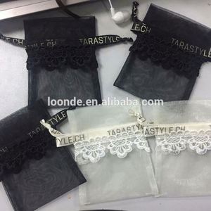 Sac cadeau en organza et dentelle au design exquis, vente chaude - Product Image 4