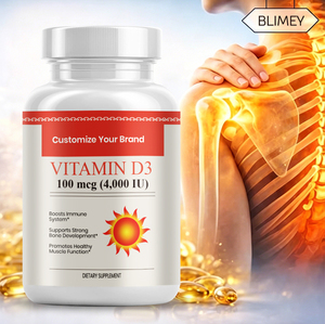 OEM/ODM <strong>Vitamin</strong> D3 <strong>50000</strong> IU K2 MK7 Softgel <strong>Vitamin</strong> <strong>d</strong> 3 Capsule for Bone Health Dietary Supplement Immune Support - Product Image 1