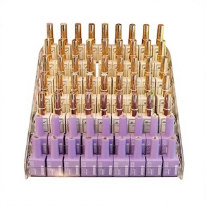 2025 New Design Nail Polish <b>Shelf</b> Transparent Acrylic Multi Layer Display Stand Cosmetics Nail Polish <b>Storage</b> Rack for Salon - Product Image 3